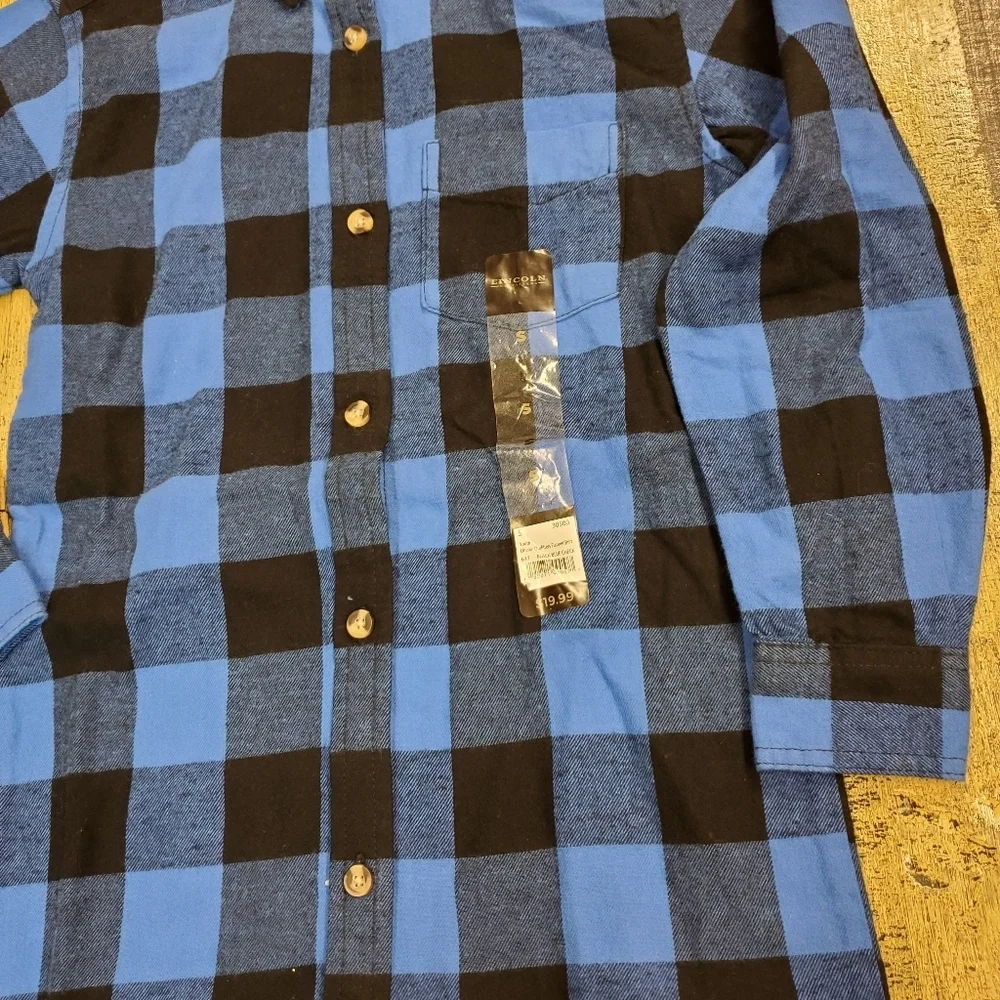 💁‍♂️👕 NWT Lincoln Oufitters S Flannel shirt